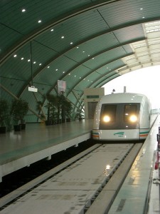 Shanghai Maglev train - image via InsideTransit.com 
