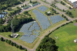 1.5 MW solar array at Rutgers University, Livingston campus