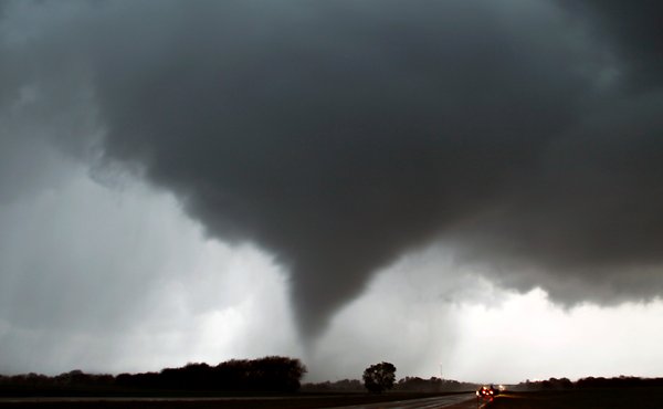 One of over 100 Tornadoes that hit Kansas and Oklahoma