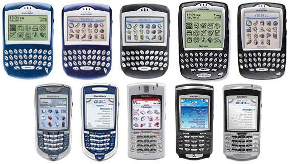 Various Blackberrys