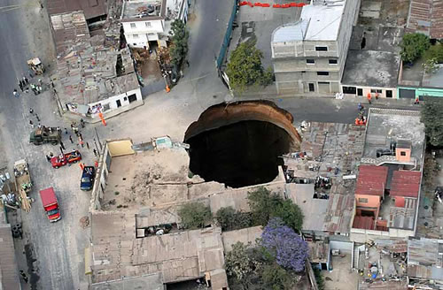 Guatemala-Sinkhole