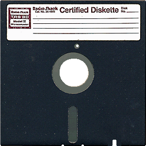 Image of an 8" Floppy DIsk, introduced by IBM in 1971.