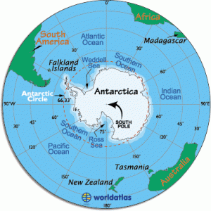 Map of Antarctic