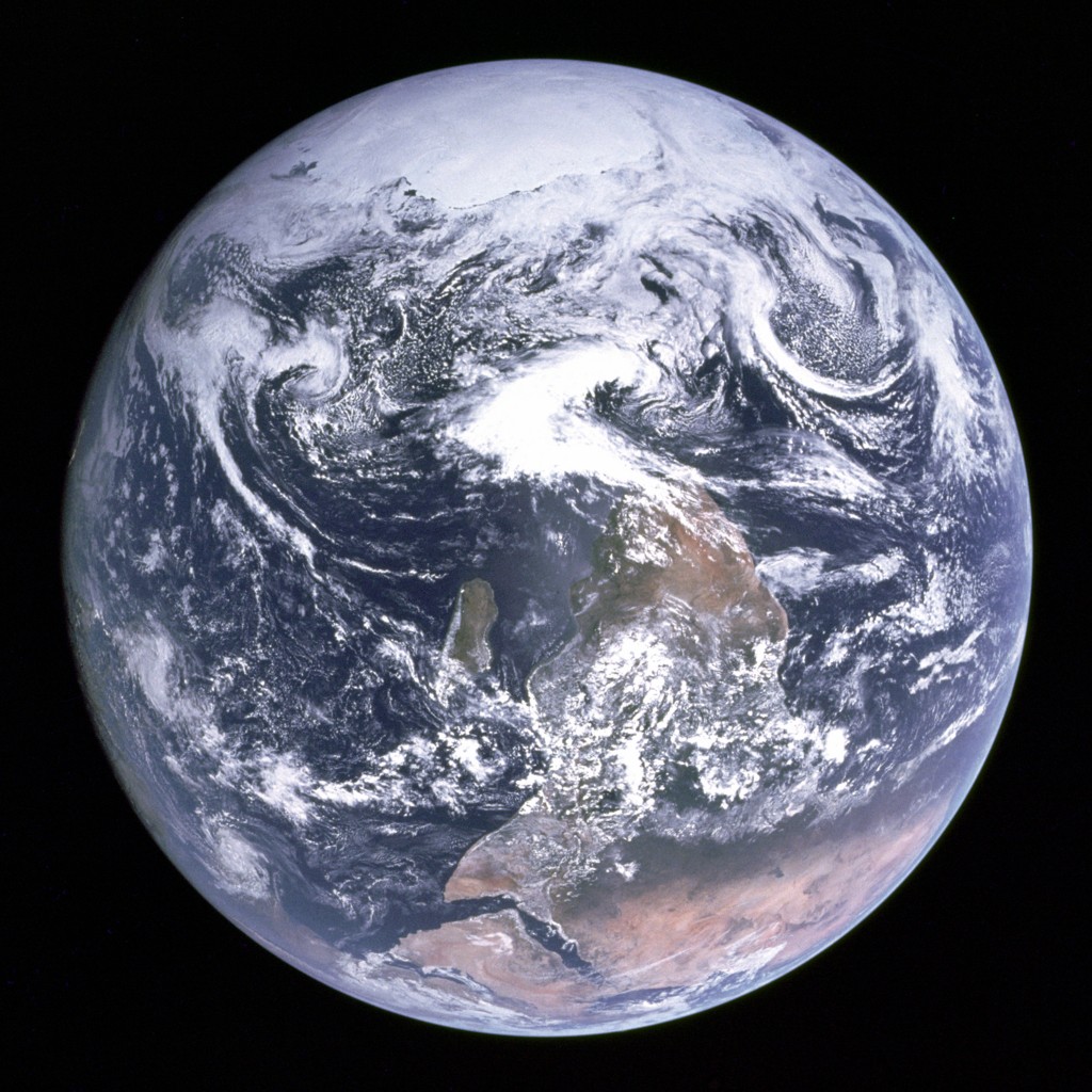 Earth from Space. Courtesy NASA & the American Taxpayer