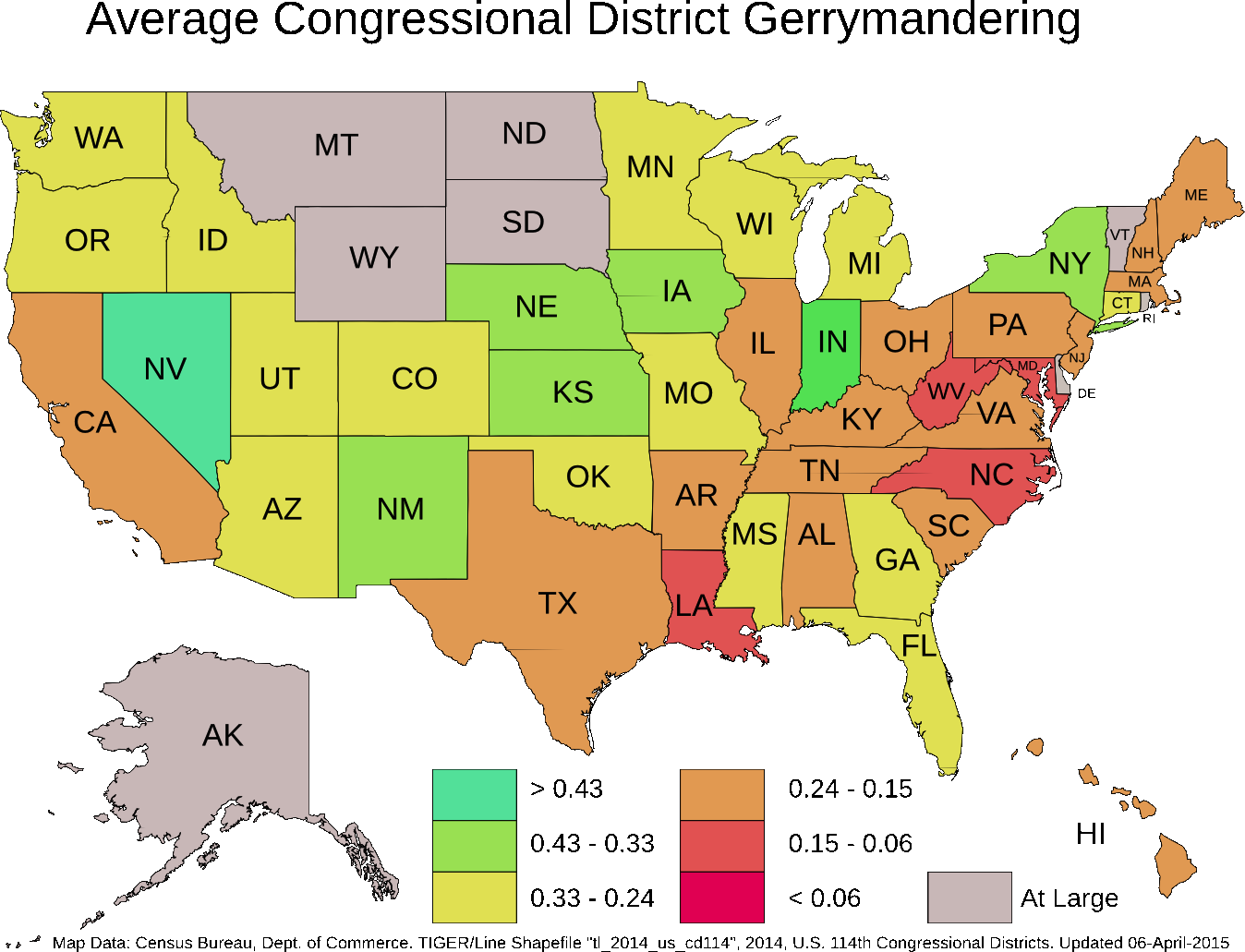 The Art Of Gerrymandering Part III Popular Logistics   Gerrymander Map 